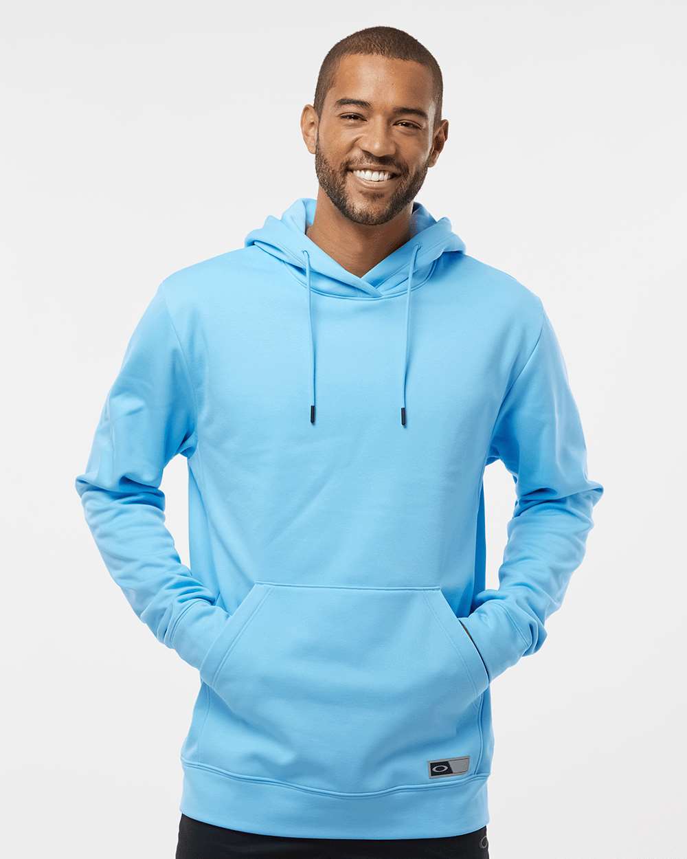 Oakley Men's Team Issue Hydrolix Hooded Sweatshirt in Carolina Blue, style FOA402994