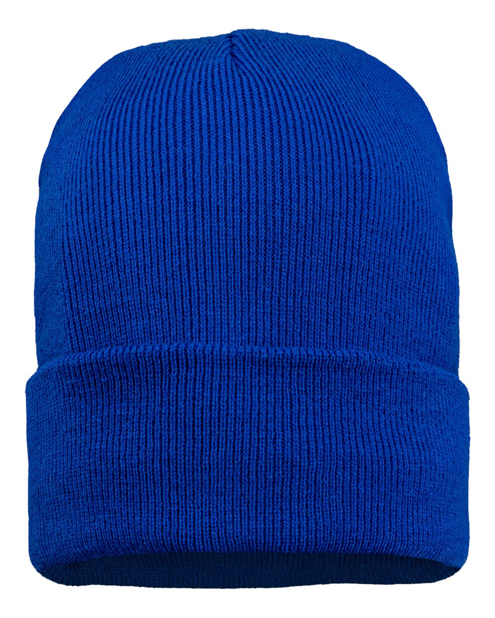 Sportsman SP12JL 12" Jersey Lined Cuffed Beanie in Royal