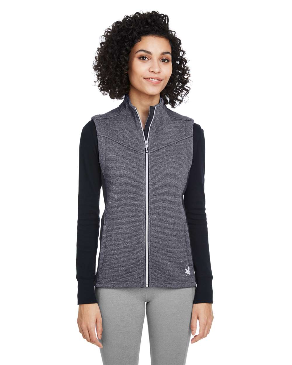 Spyder Women's Pursuit Vest in Frontier Heather/ Black, style S17275