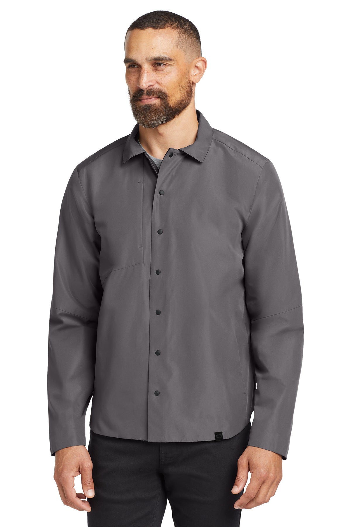 OGIO Reverse Shirt Jacket in Gear Grey, style OG754