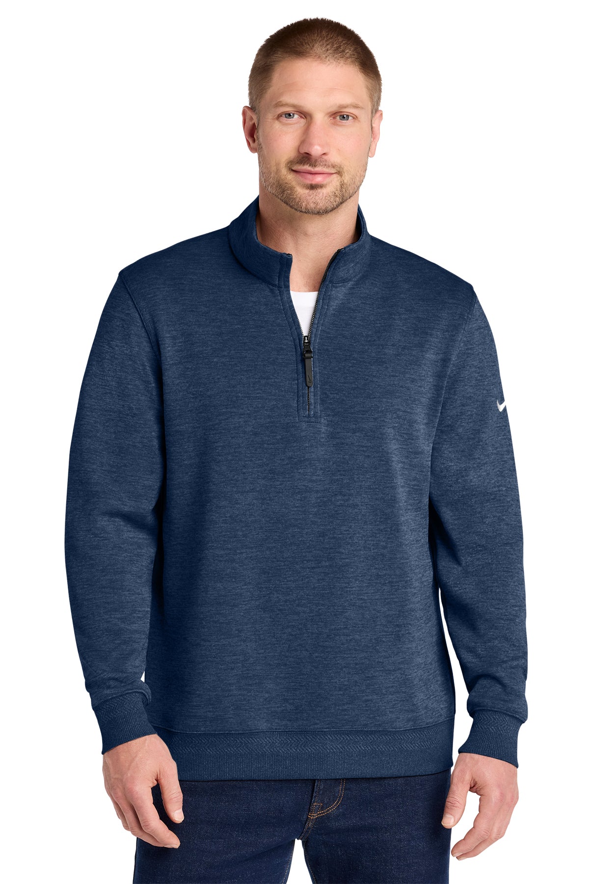 Nike Dri-FIT Corporate 1/2-Zip in Navy, style NKFD9892