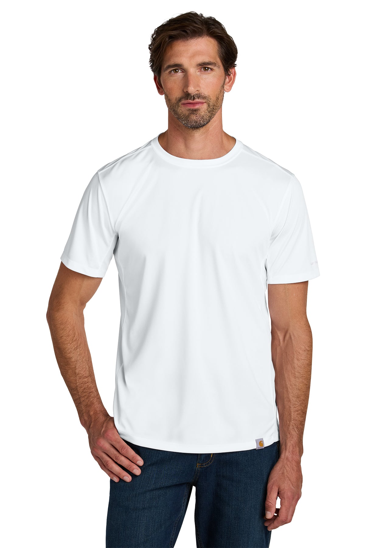 Carhartt® Force Sun Defender Short Sleeve T-Shirt in White, style CT106868