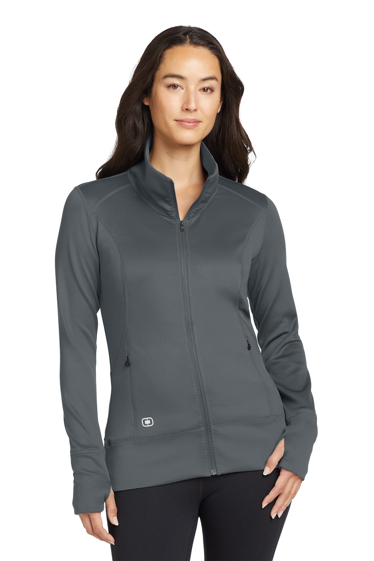 OGIO Women's Fulcrum Full-Zip in Gear Grey, style LOE700