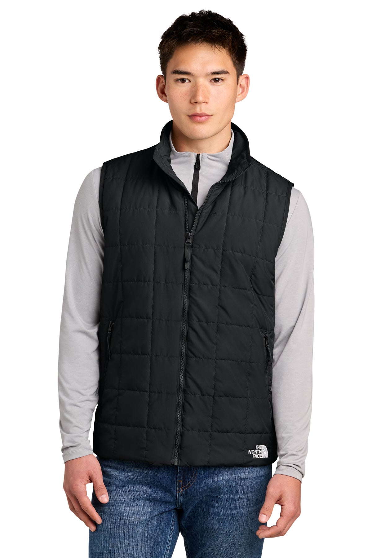 The North Face Iron Drift Quilted Vest in TNF Black, style NF0A8JEW