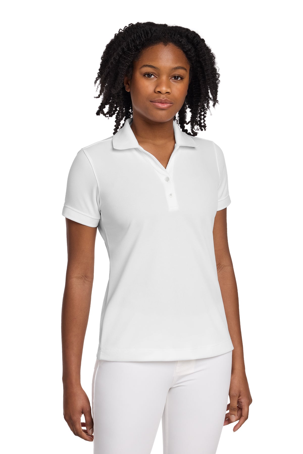 Nike Women's Dri-FIT Classic Polo in White, style 286772