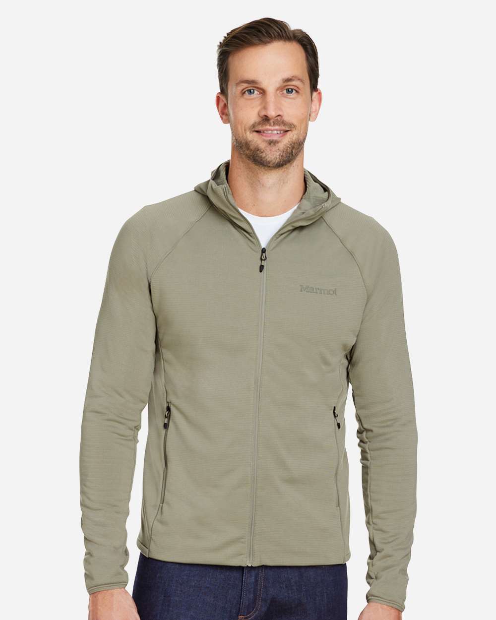 Marmot Men's Leconte Full-Zip Hooded Jacket in Vetiver, style M15383