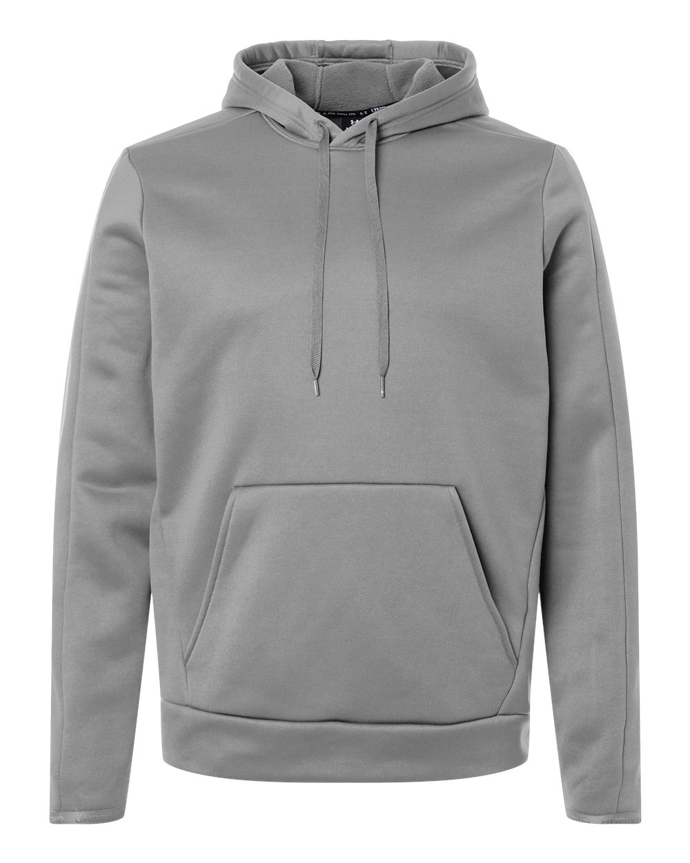 Under Armour Men's Armour Fleece Pro Hooded Sweatshirt in Mod Grey/ White, style 6010164