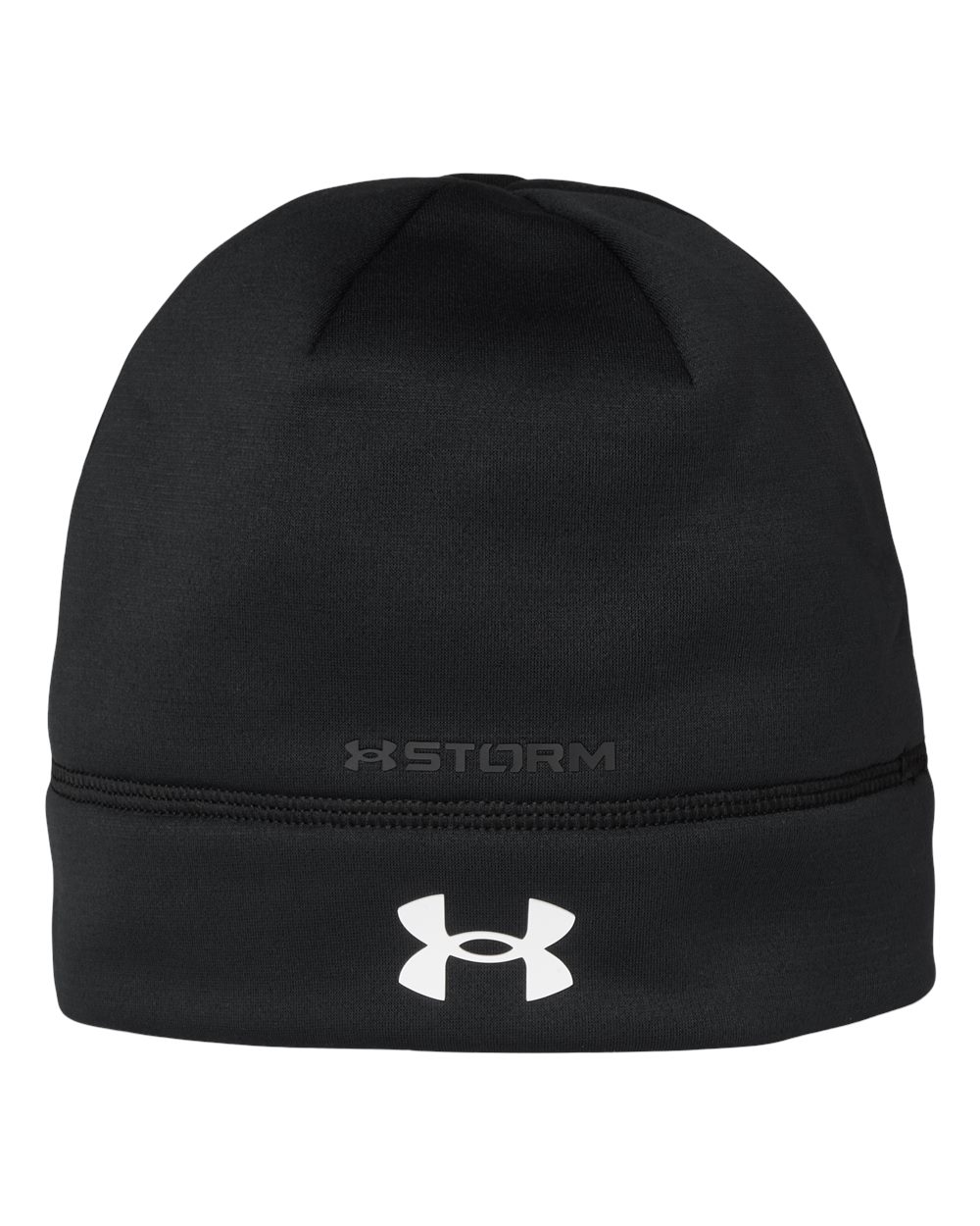 Under Armour Team Storm Beanie in Black/ White, style 6013111