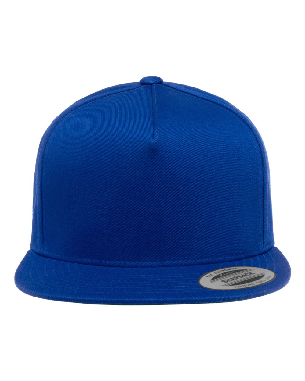YP Classics 6007 Five-Panel Cotton Twill Snapback in Royal Blue