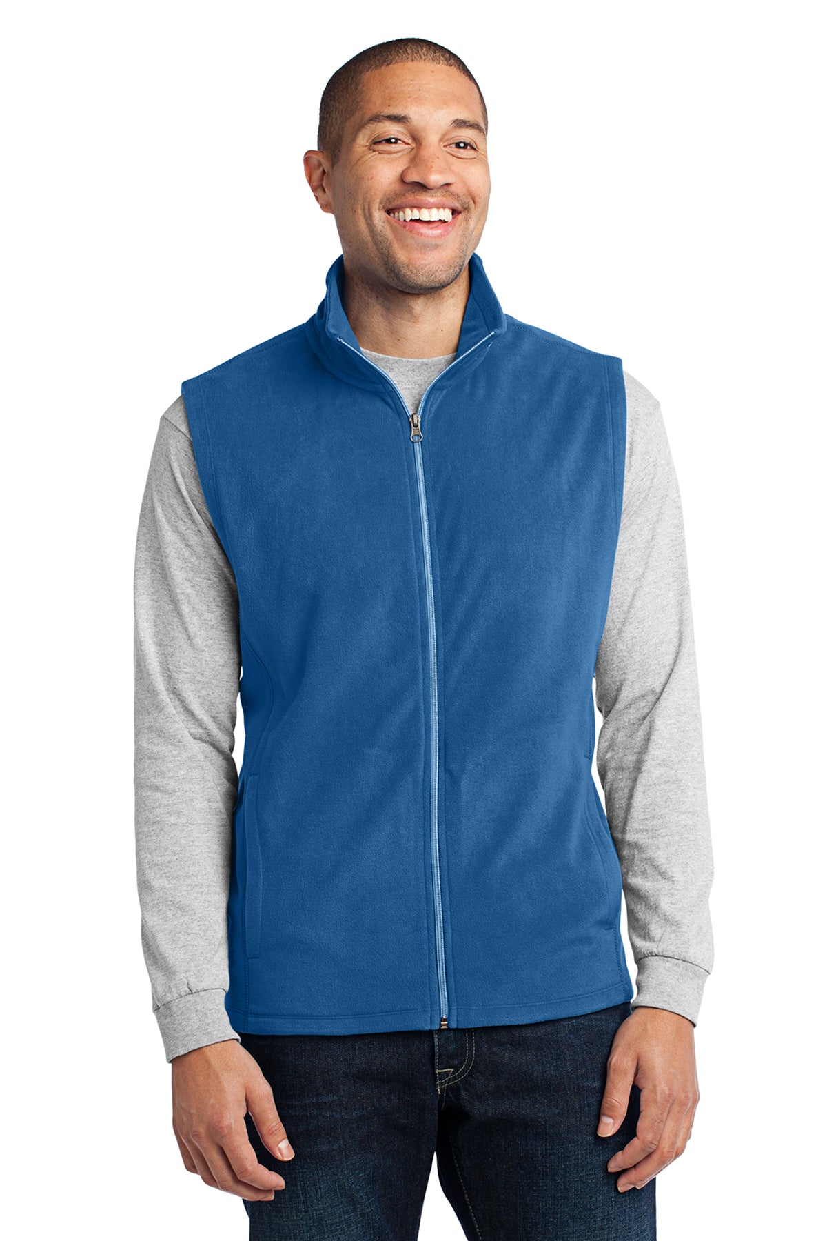 Port Authority F226 Microfleece Vest in Light Royal