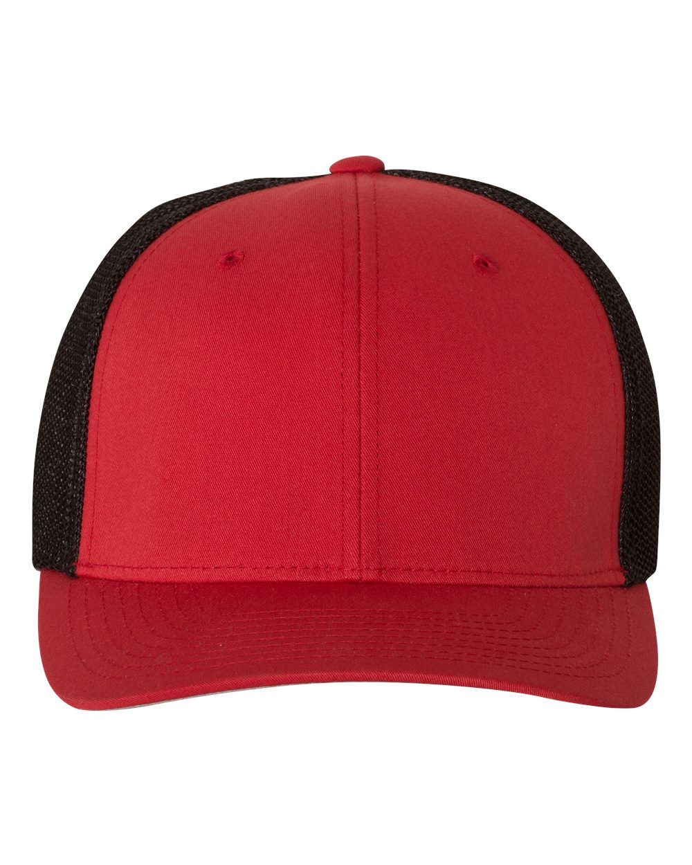 Flexfit 6511 Trucker Cap in Red/Black