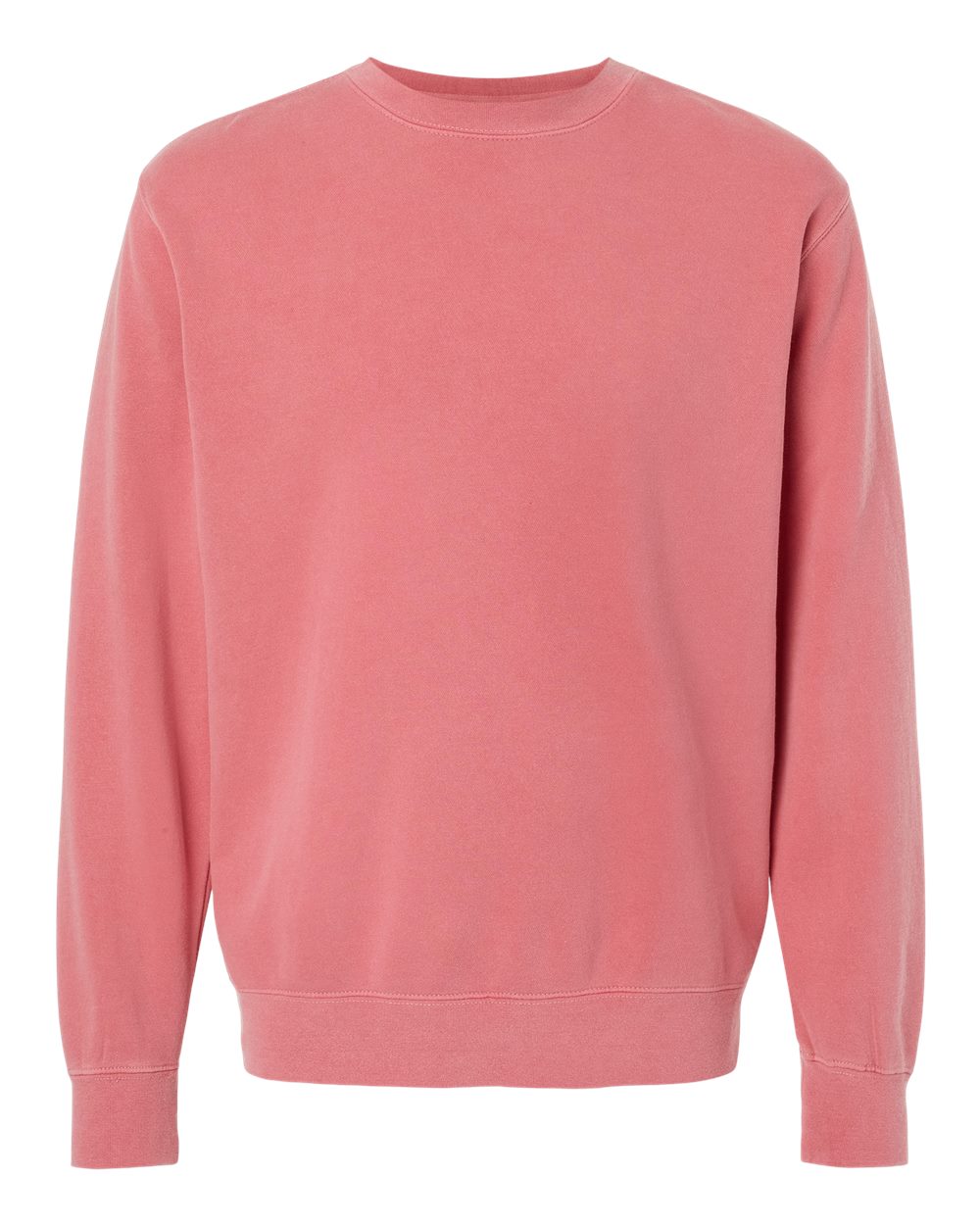 Independent Trading Co. PRM3500 Midweight Pigment-Dyed Crewneck in Pigment Pink
