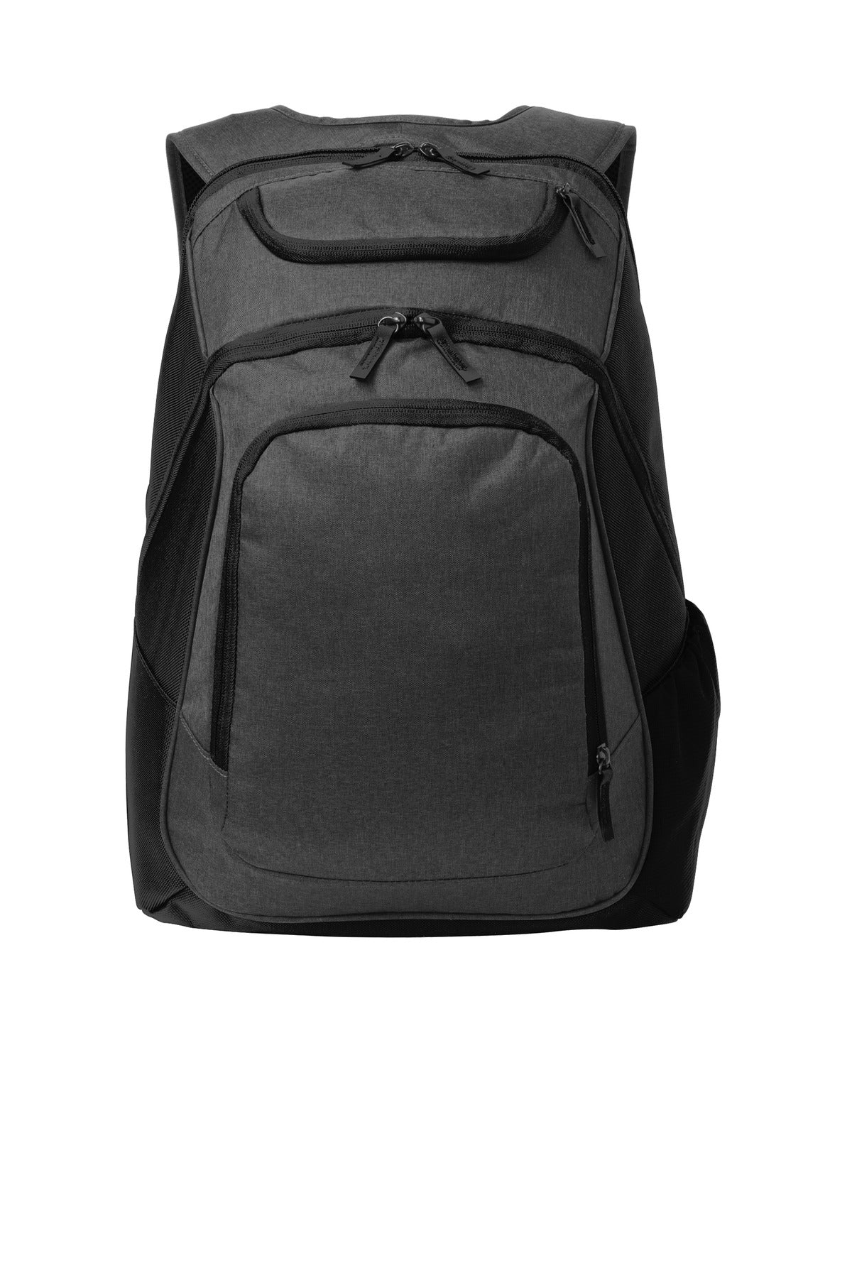 Port Authority Exec Backpack BG223 - Graphite Heather/ Black