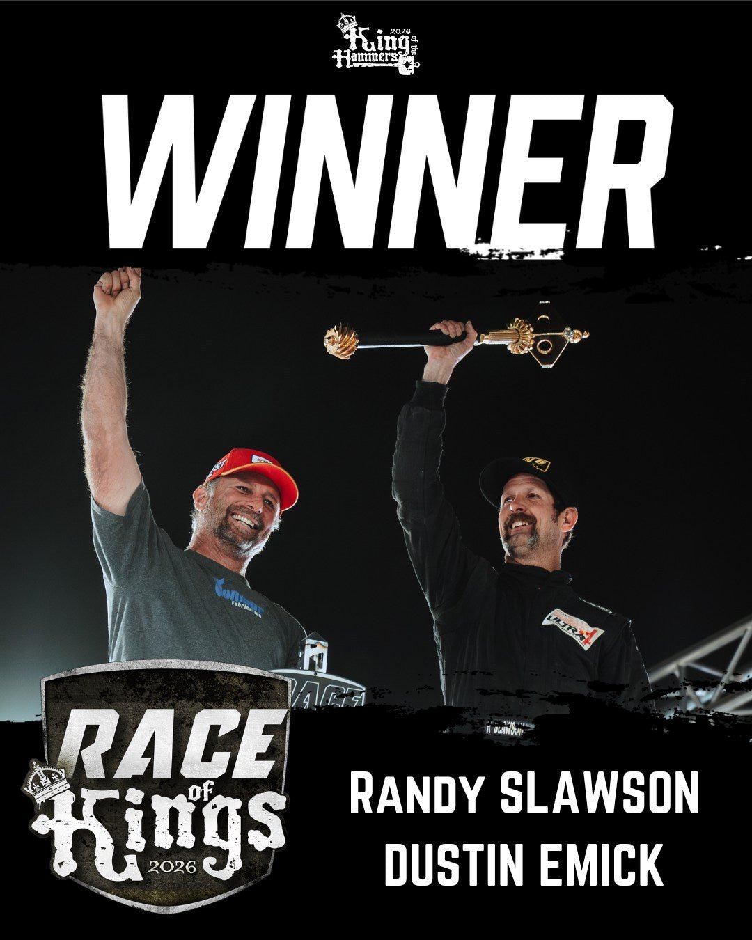 4 Time KOH Winner Randy Slawson at KOH 2026 with Dustin Emick