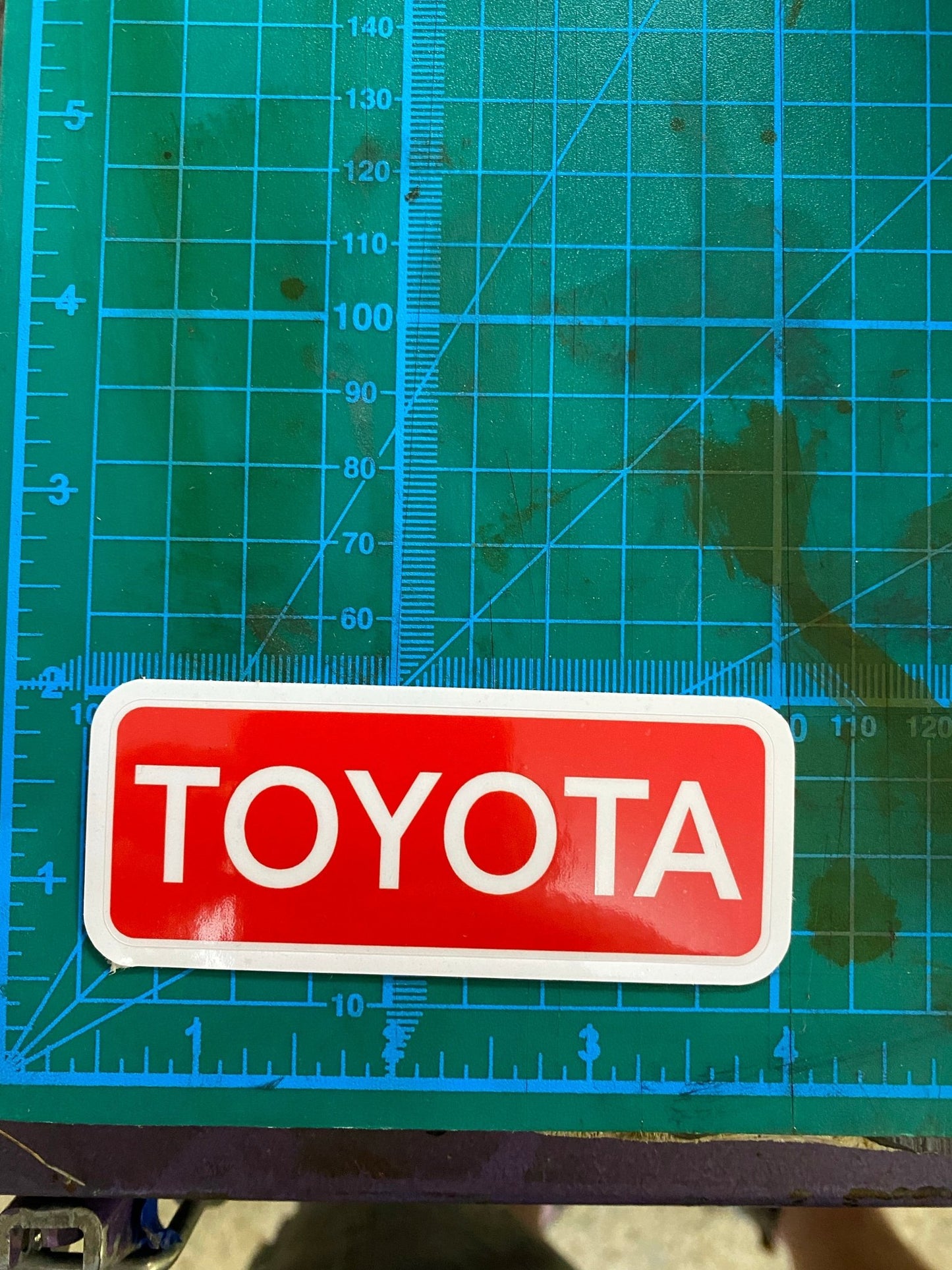 Red and White Toyota Stickers - Shop Battle Born Clothing