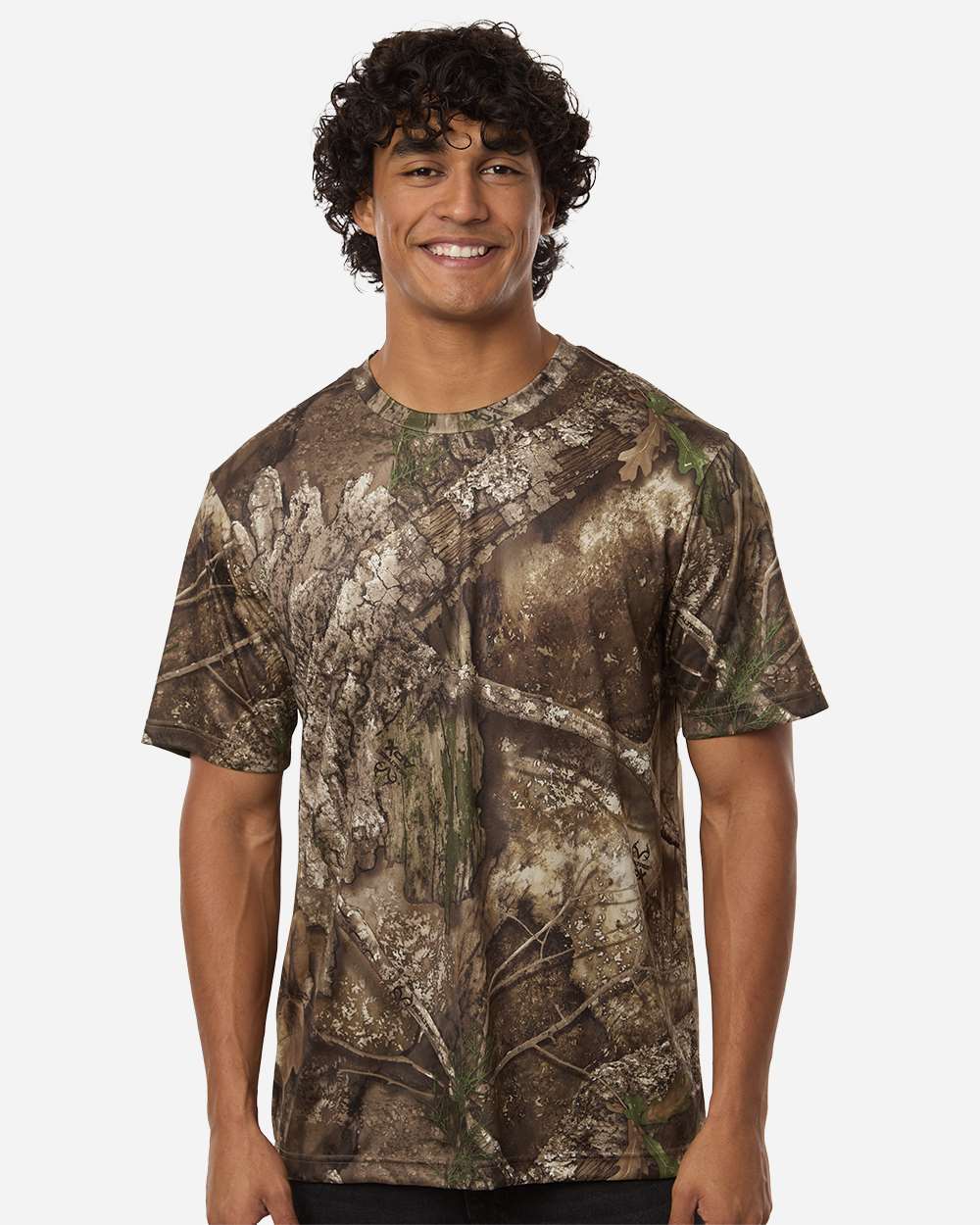Custom Realtree RT2101 Camo Performance T-Shirt With Your Logo