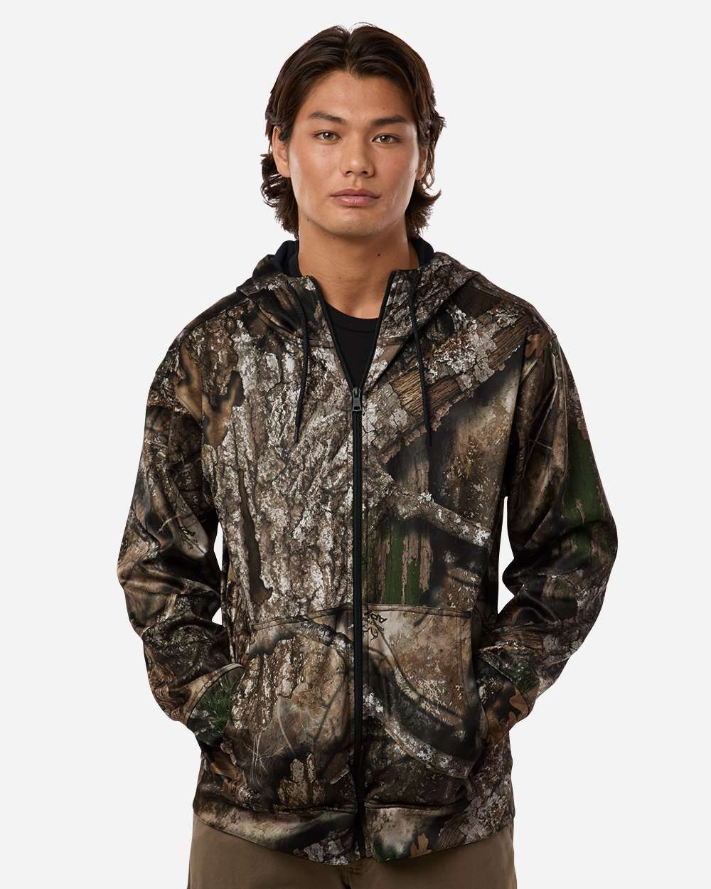 Custom Realtree RT5201 Camo Full-Zip Hoodie With Your Logo