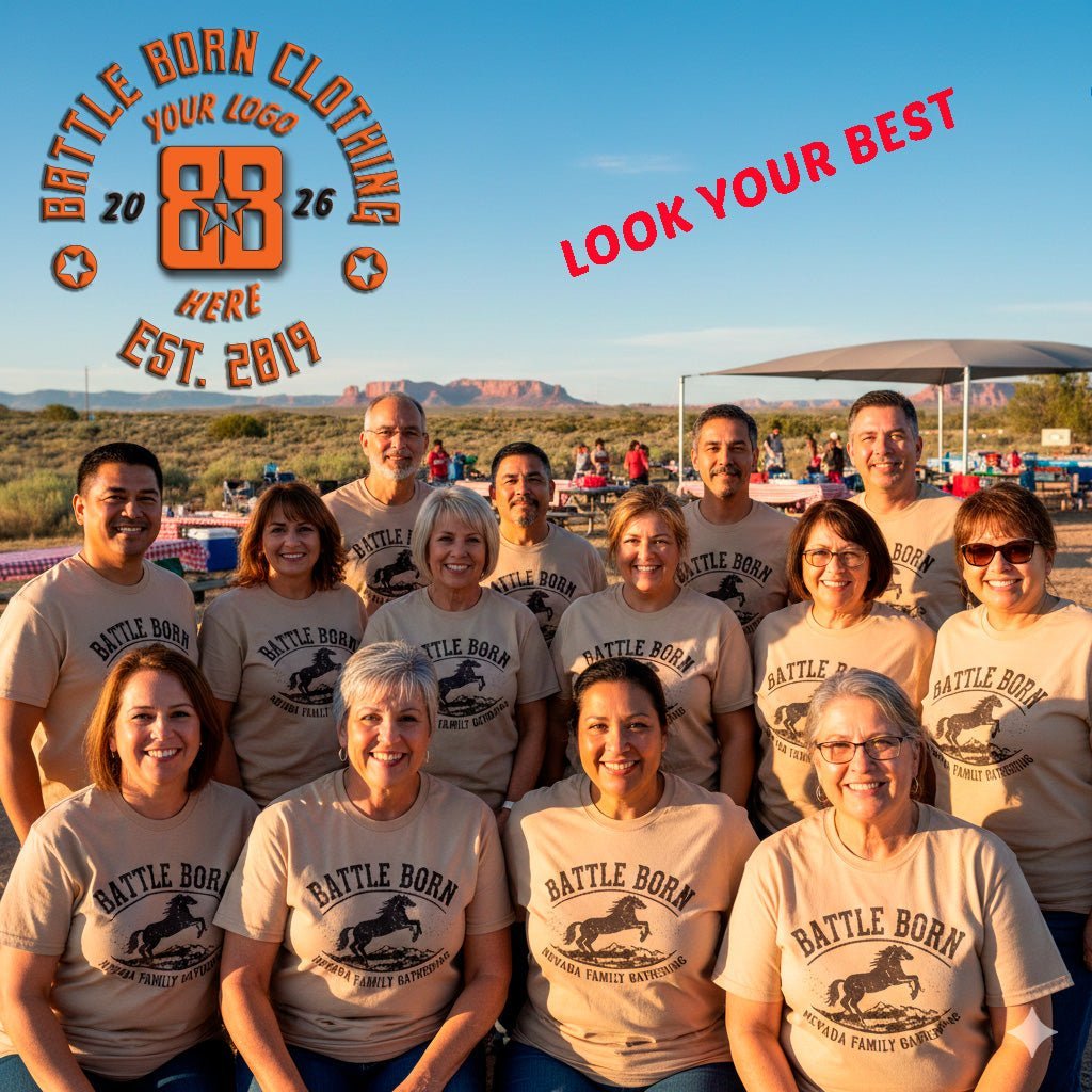 Custom Event T-Shirts: How to Order the Right Sizes – Battle Born Clothing