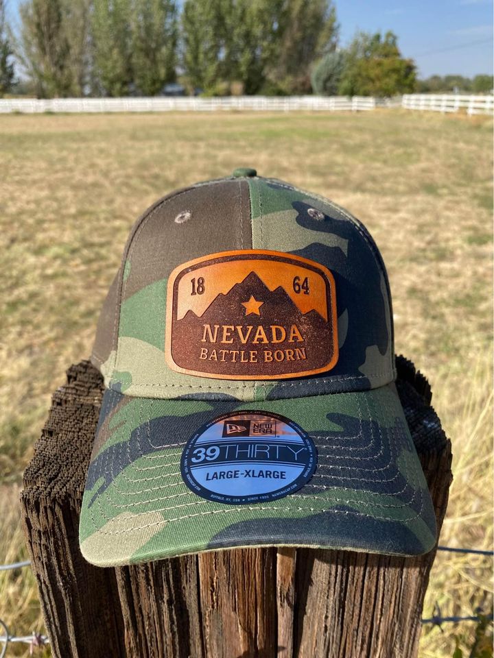 Custom Leather Patch Hats - Shop Battle Born Clothing