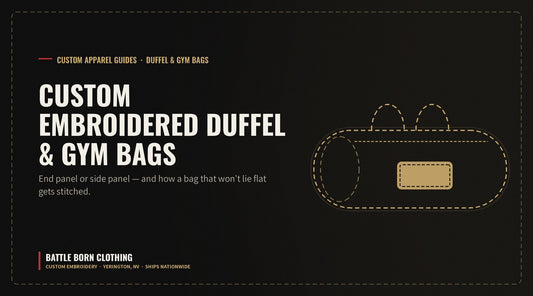 Custom Embroidered Duffel & Gym Bags