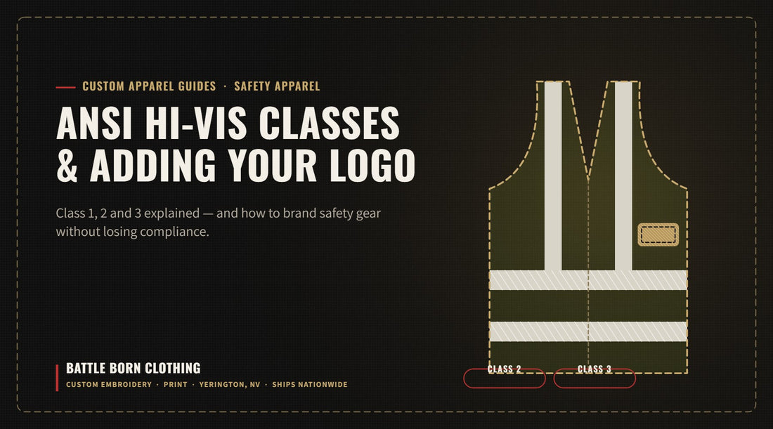 ANSI Hi-Vis Class 1, 2 & 3 Explained: Adding Your Logo Without Losing Compliance