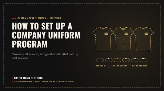 How to Set Up a Company Uniform Program (Brands, Costs & Reorders)