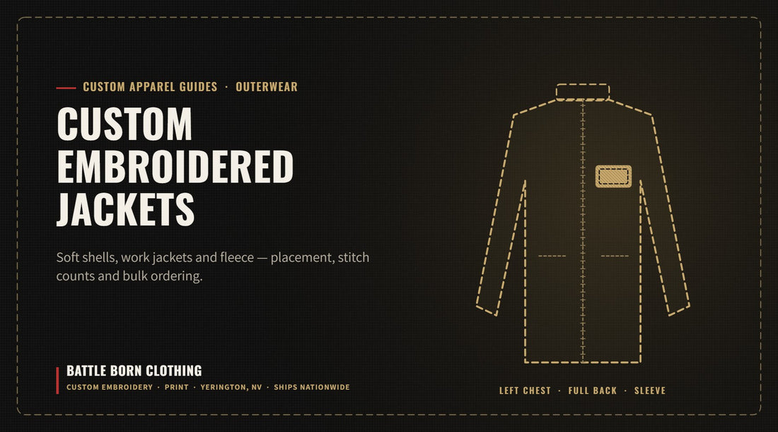 Custom Embroidered Jackets: Soft Shells, Work Jackets & Bulk Orders
