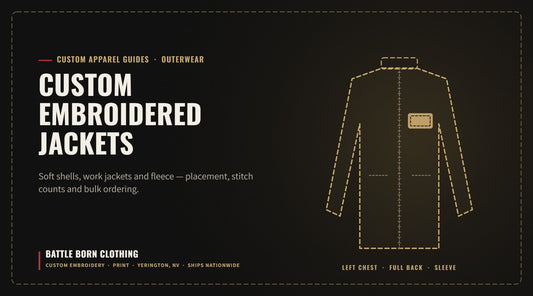 Custom Embroidered Jackets: Soft Shells, Work Jackets & Bulk Orders