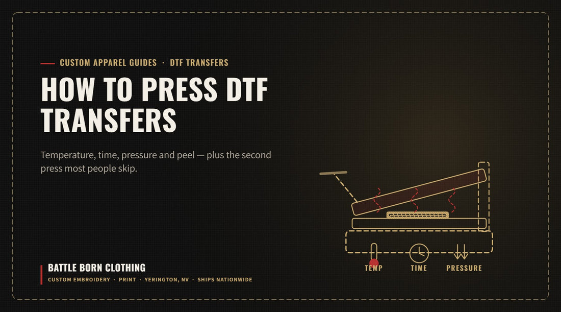 How to Press DTF Transfers: Heat Press Settings, Peel & Troubleshooting