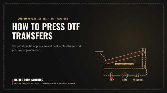 How to Press DTF Transfers: Heat Press Settings, Peel & Troubleshooting
