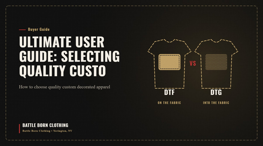 Ultimate User Guide: Selecting Quality Custom Decorated Apparel from Battle Born Clothing
