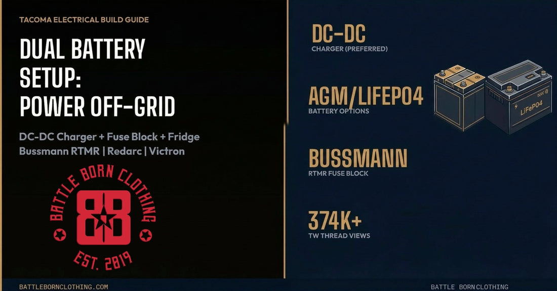 Tacoma Dual Battery Setup Guide | Off-Grid Power - Battle Born