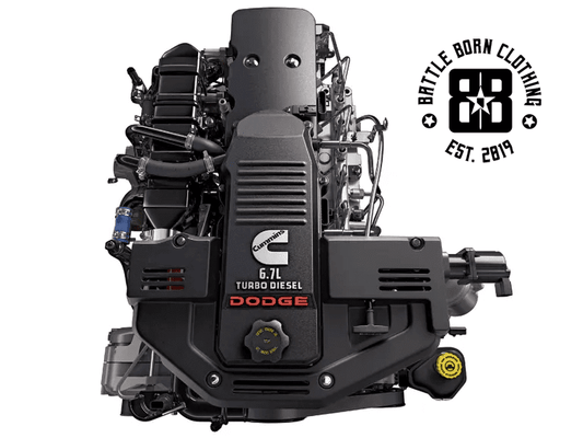 The Iron Giants: A Tribute to the Cummins 5.9L and 6.7L Legends - Shop Battle Born Clothing