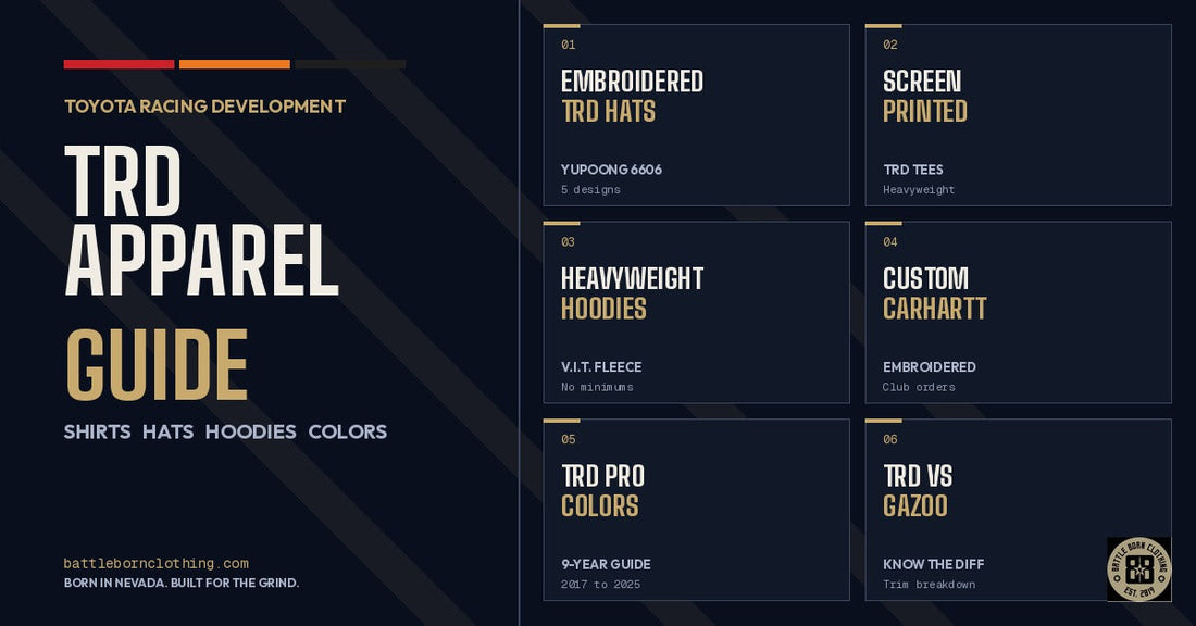 TRD Apparel Guide: Authentic Toyota TRD Shirts, Hats, Hoodies