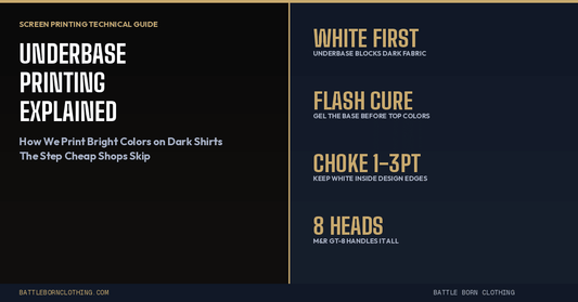 Underbase Printing Explained: Bright Colors on Darks - Battle Born