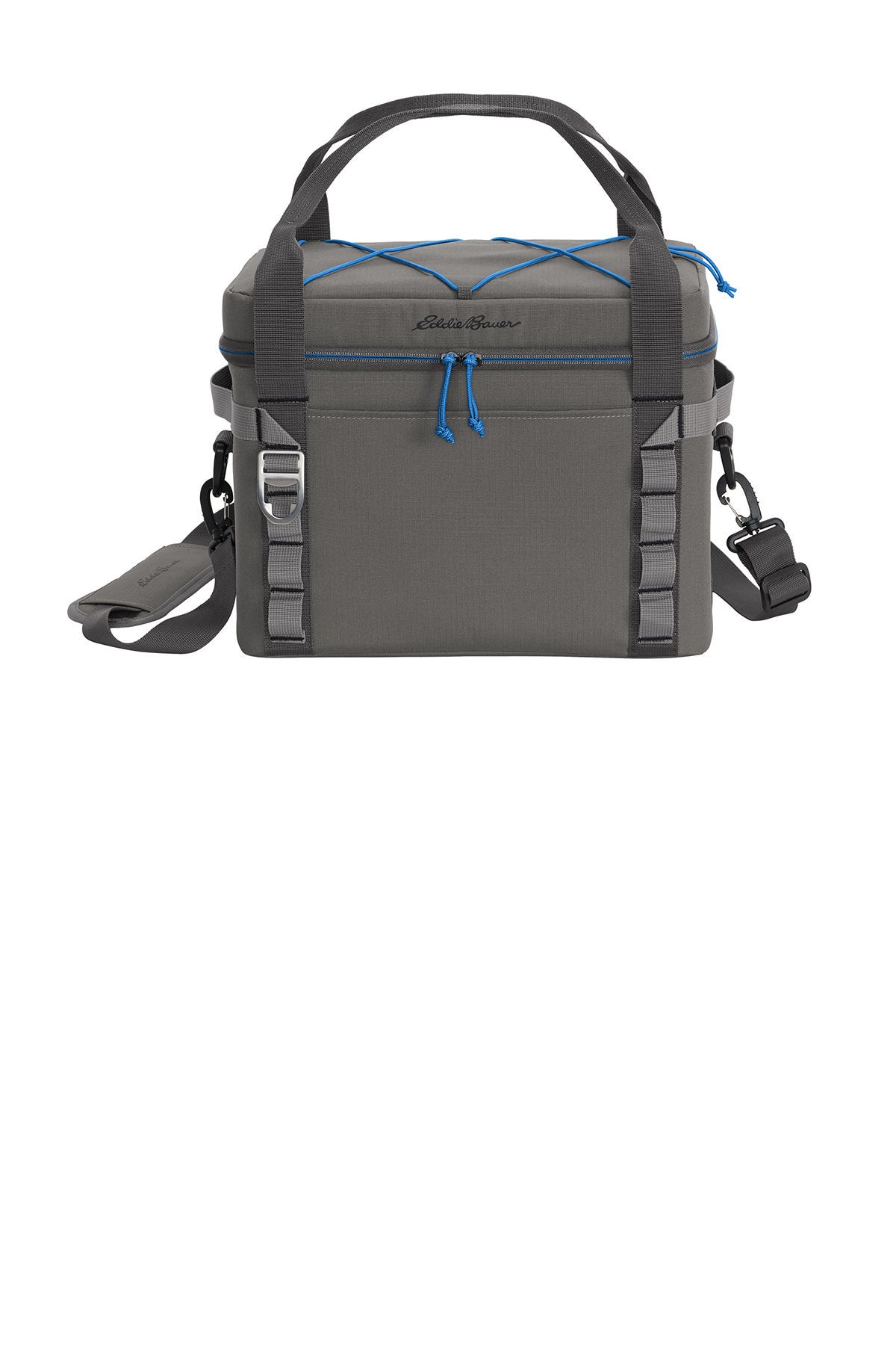 Eddie Bauer Max Cool 24-Can Cooler in Metal Grey/ Expedition Blue, style EB800