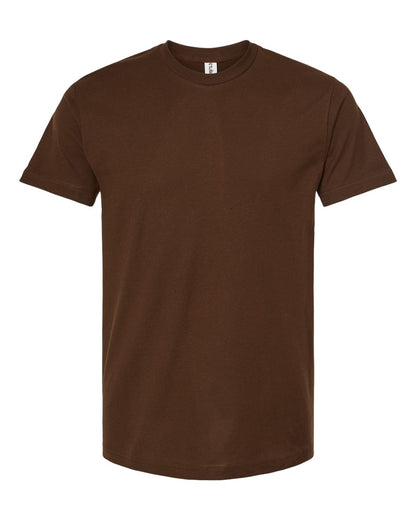 Tultex Unisex Fine Jersey T-Shirt blank in Brown, style 202