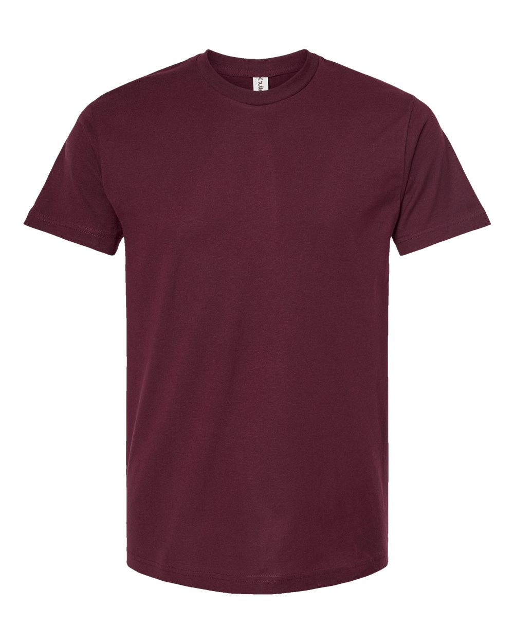 Tultex Unisex Fine Jersey T-Shirt blank in Burgundy, style 202