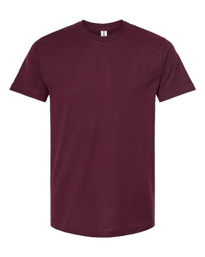 Tultex Unisex Fine Jersey T-Shirt blank in Burgundy, style 202