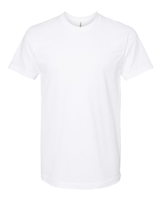 Tultex Unisex Fine Jersey T-Shirt blank in White, style 202