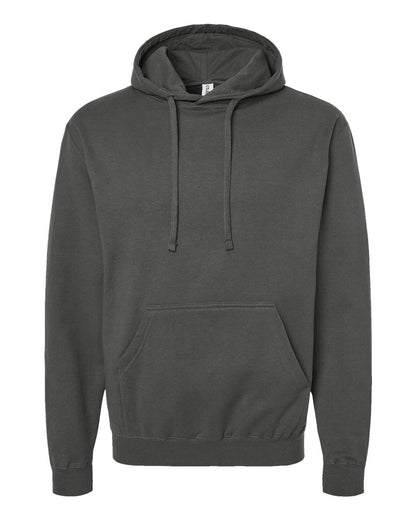 Tultex Unisex Fleece Hooded Sweatshirt blank in Charcoal, style 320