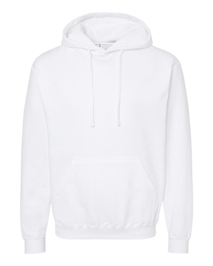 Tultex Unisex Fleece Hooded Sweatshirt blank in White, style 320