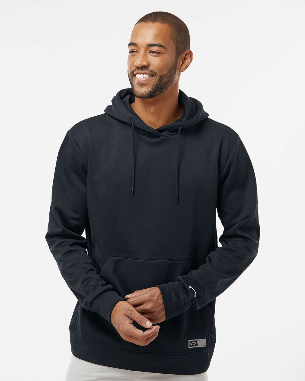 Oakley Men's Team Issue Hydrolix Hooded Sweatshirt in Blackout, style FOA402994