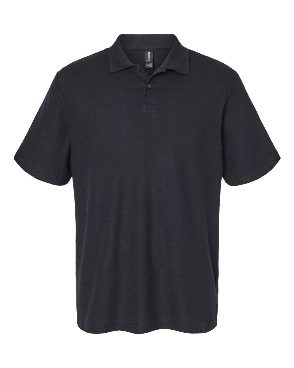Gildan Unisex Softstyle Pique Polo blank in Black, style 64800