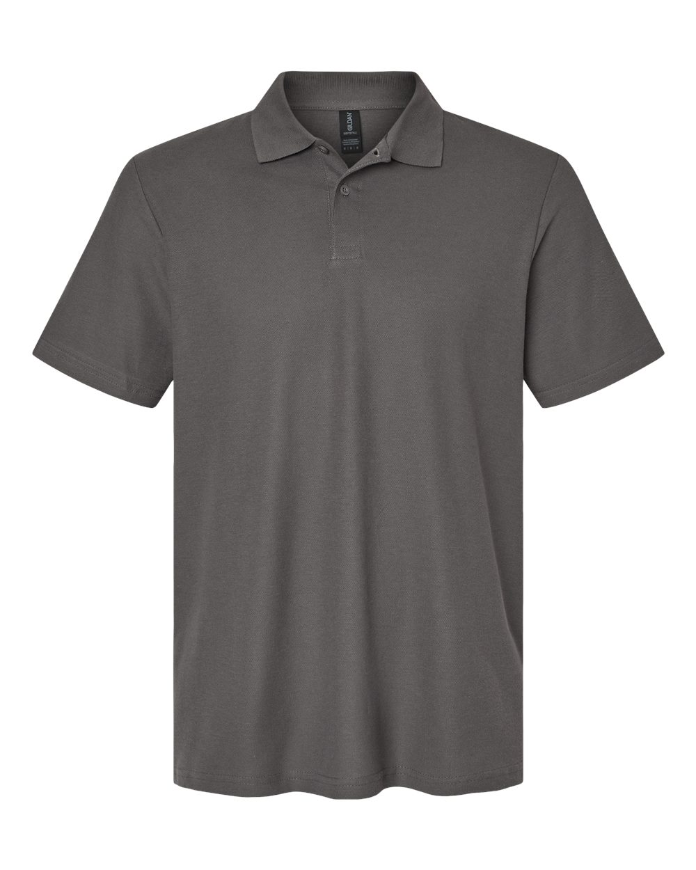 Gildan Unisex Softstyle Pique Polo blank in Charcoal, style 64800