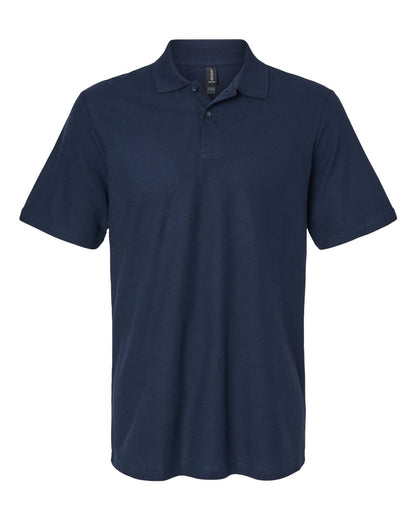 Gildan Unisex Softstyle Pique Polo blank in Navy, style 64800