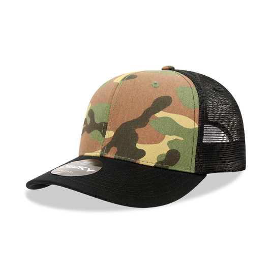 Decky 1054 in Black/Woodland/Black