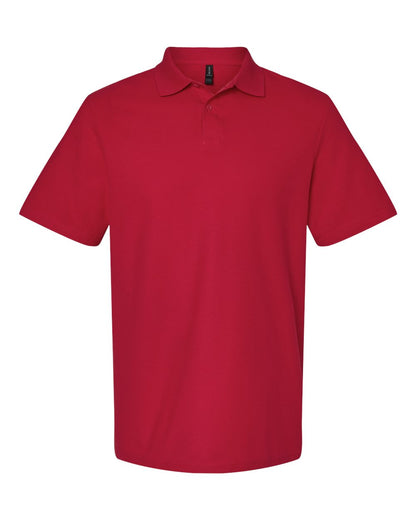 Gildan Unisex Softstyle Pique Polo blank in Cherry Red, style 64800