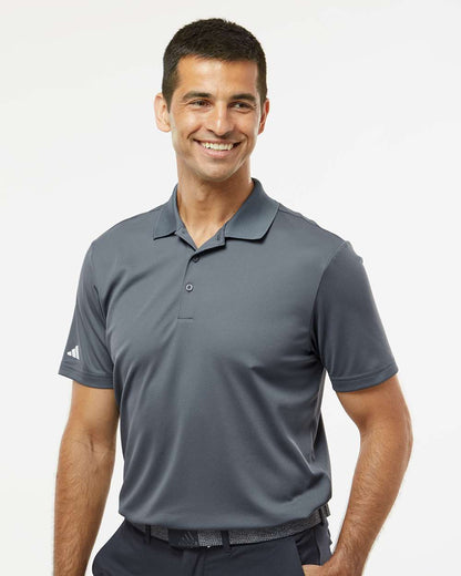 adidas Men's Performance Piqué Polo in Onix, style A430