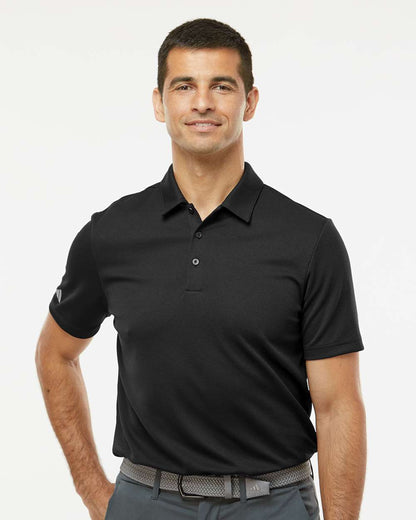 adidas Men's Micro Piqué Polo in Black, style A580
